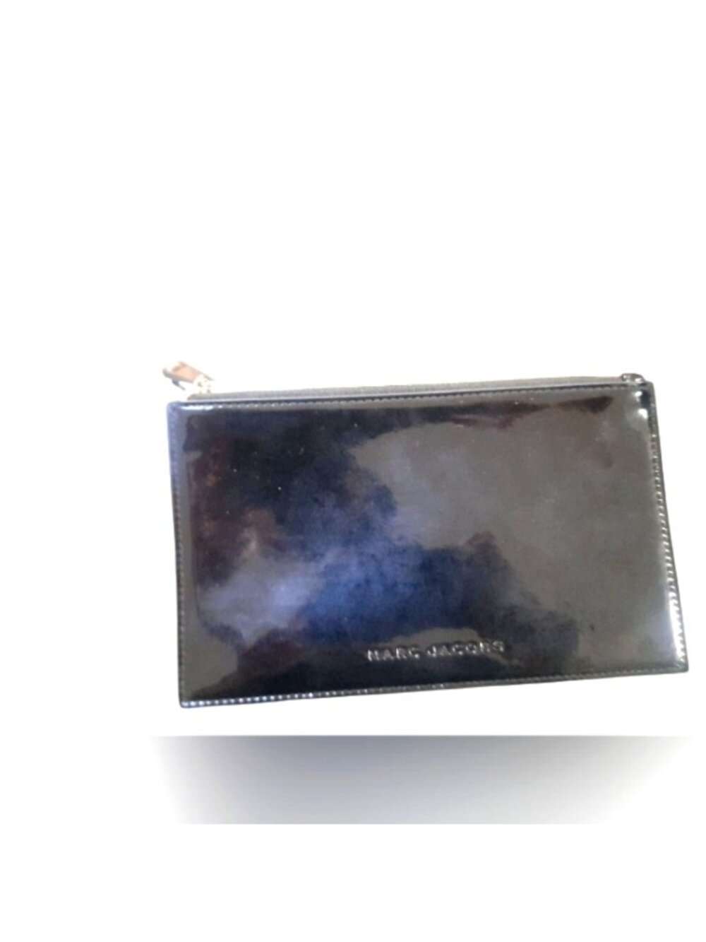 Marc Jacobs Shiny Black Leather Pouch